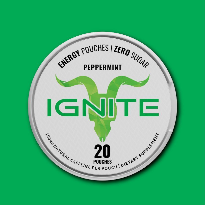 IGNITE Peppermint Energy Pouches