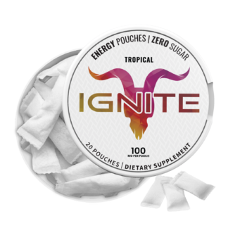 Ignite Energy Caffeine Pouches 5 Packs | 20 Pouches per Pack